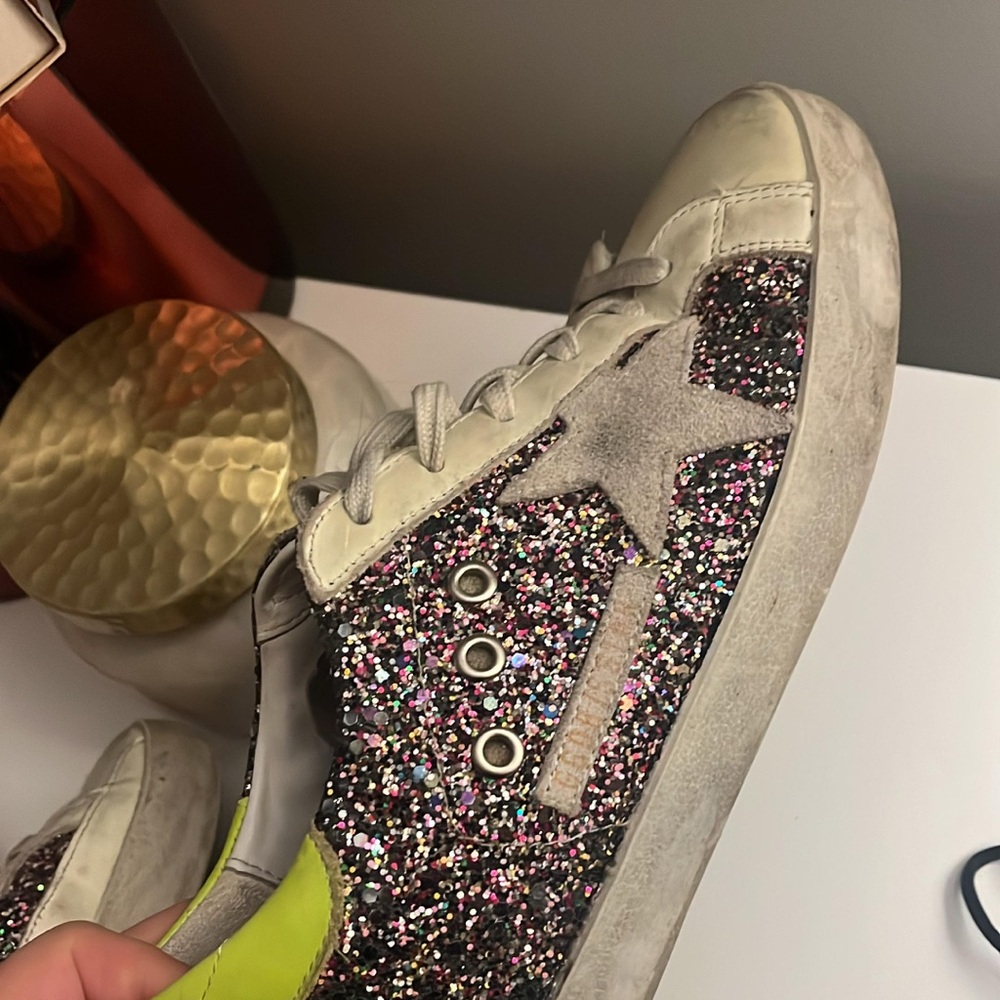 Golden Goose Glitter Star Sneakers - Picture 5 of 8